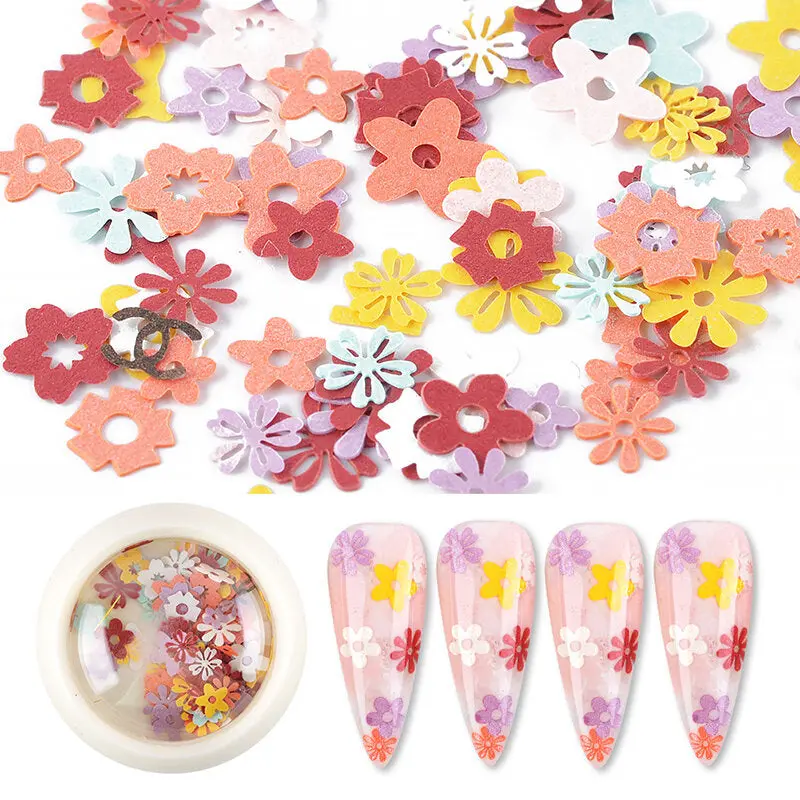 Botanical Nail Art Decals – Press-On Floral & Leaf Designs 1