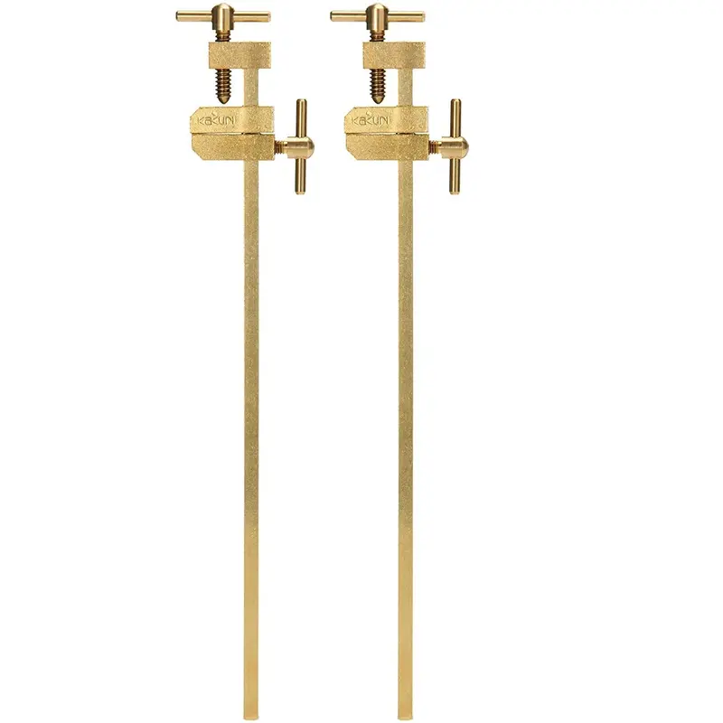 Brass-Gold 150Mm Japanese Bar Clamps – Compact 2-Piece Clamping System 1