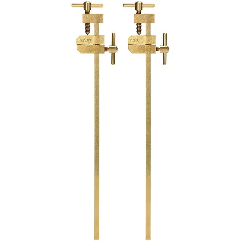 Brass-Gold 180Mm Japanese Bar Clamps – Slim 2-Piece Workshop Clamps 1