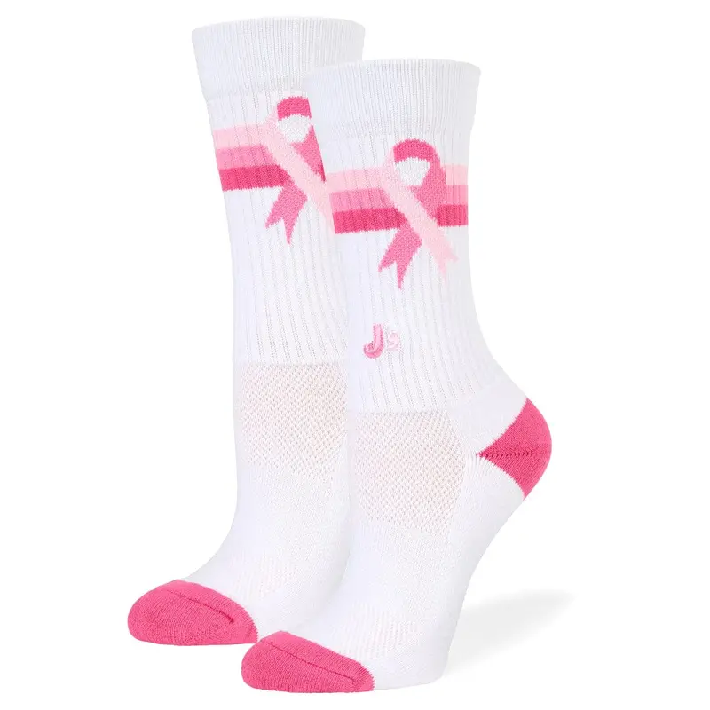 Breast Cancer Awareness Athletic Socks 1