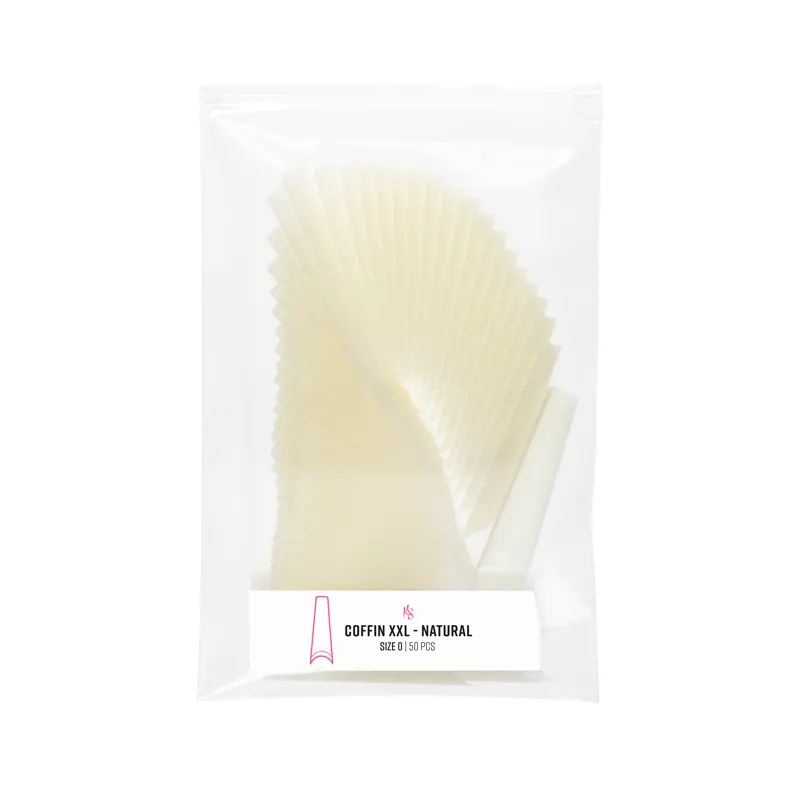 C-Curve Nail Tip Refills – Coffin Xxl Natural 1