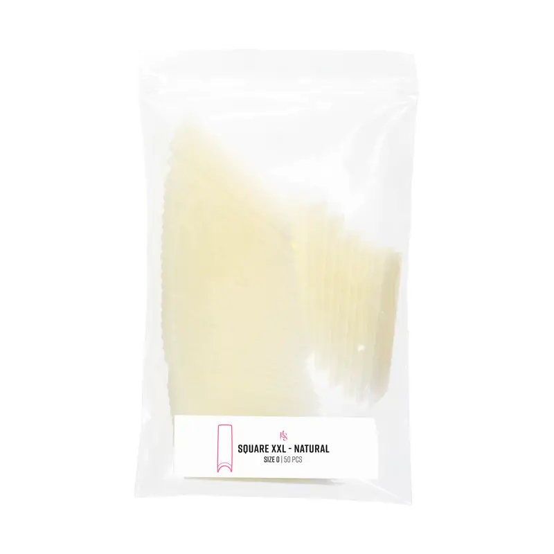C-Curve Nail Tip Refills – Square Xxl Natural 1