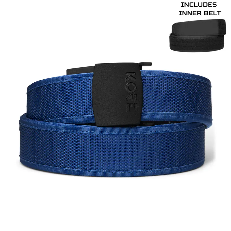 C1 Competition Belt Kit – Blue 1.5" Tactical Belt With Integrated Buckle 1