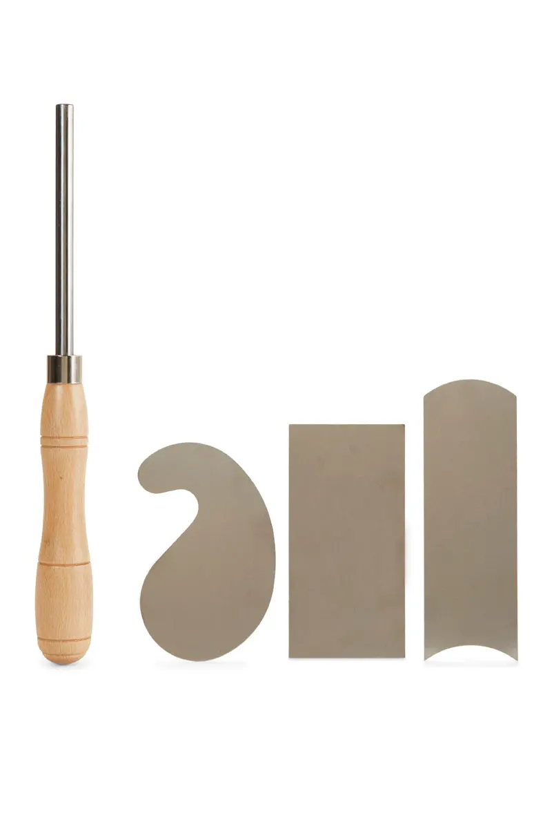 Cabinet Scraper & Burnisher Combo Set For Fine Woodworking 1