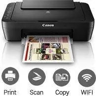 Canon Pixma Mg3070S All-In-One Colour Inkjet Printer – Black 1