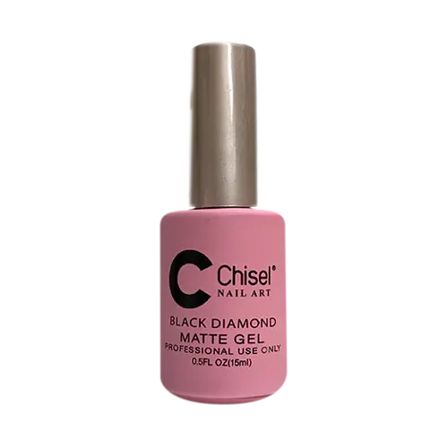 Chisel Black Diamond Matte Top Coat Gel – 0.5 Oz 1