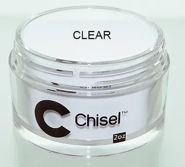 Chisel Nail Art Dipping Powder – Clear Finish (2 Oz) 1