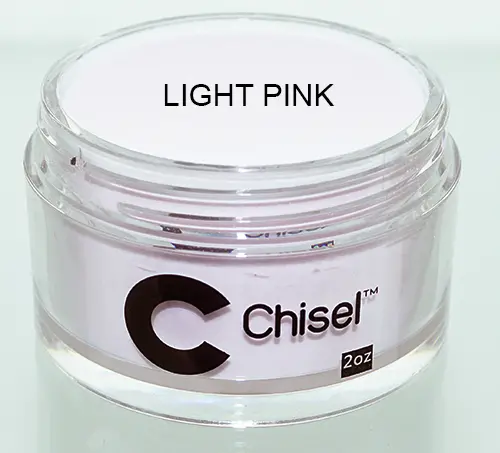 Chisel Nail Art Dipping Powder – Light Pink (2 Oz) 1