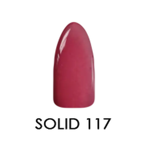 Chisel Nail Art Dipping Powder – Solid Shade 117 (2 Oz) 1