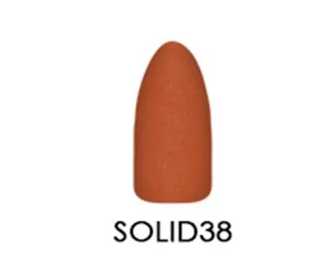 Chisel Nail Art Dipping Powder – Solid38 Shade, 2 Oz 1