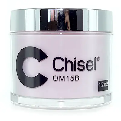 Chisel Nail Art Pink & White Dipping Powder Refill – Om15B (12 Oz) 1