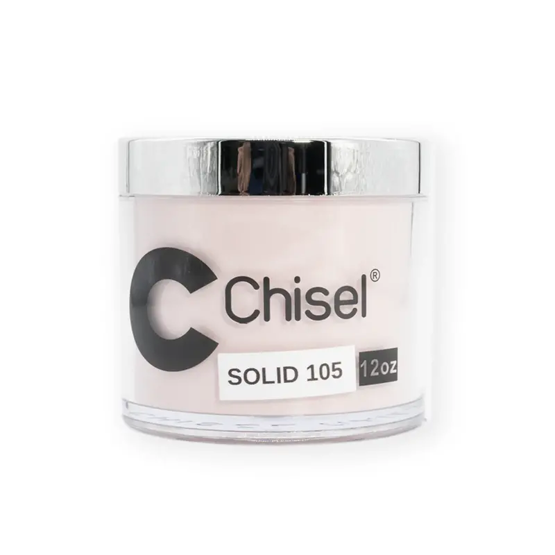 Chisel Pink & White Dipping Powder – Solid Shade 105, 12 Oz Refill 1