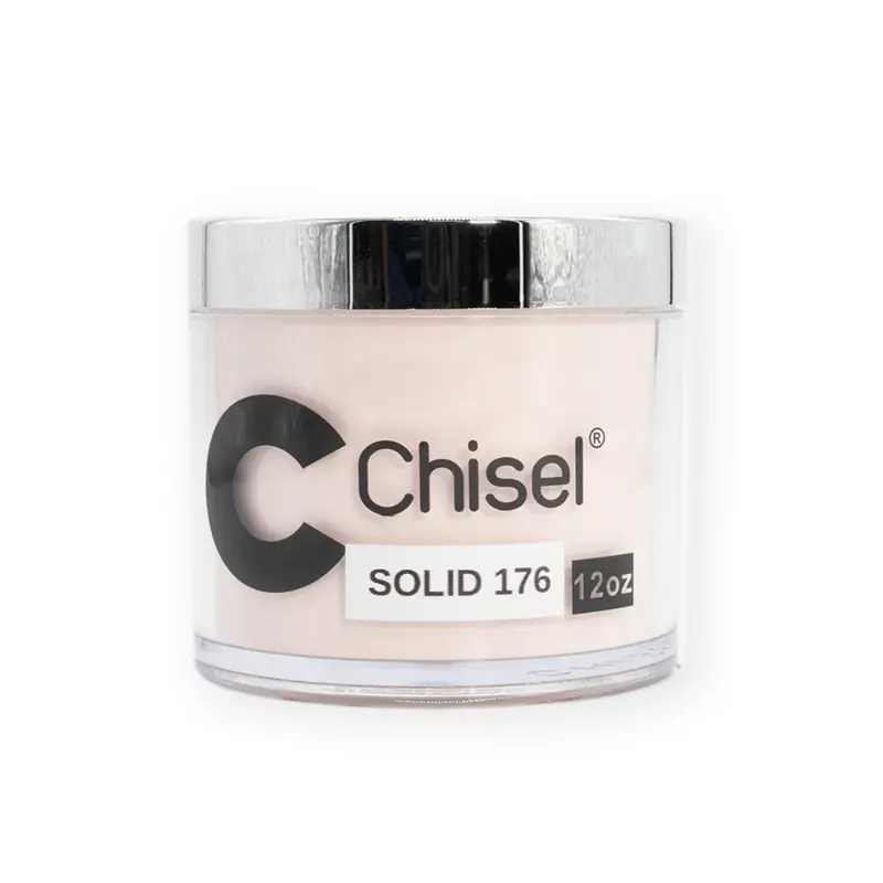 Chisel Pink & White Dipping Powder – Solid Shade 176, 12 Oz Refill 1