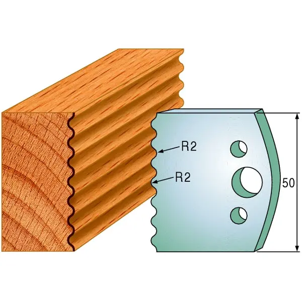 Cmt Profiled Shaper Cutter Knives – 1-31/32" Cutting Length, 5/32" Thick 1