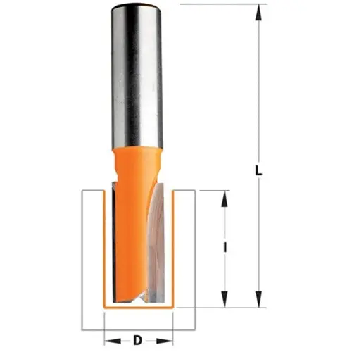 Cmt Straight Router Bit, 812.611.11 Model 1