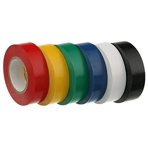 Colored Insulation Tape – 0.13 Mm Thick × 19 Mm Wide × 10 Yards (8 Colors) 1