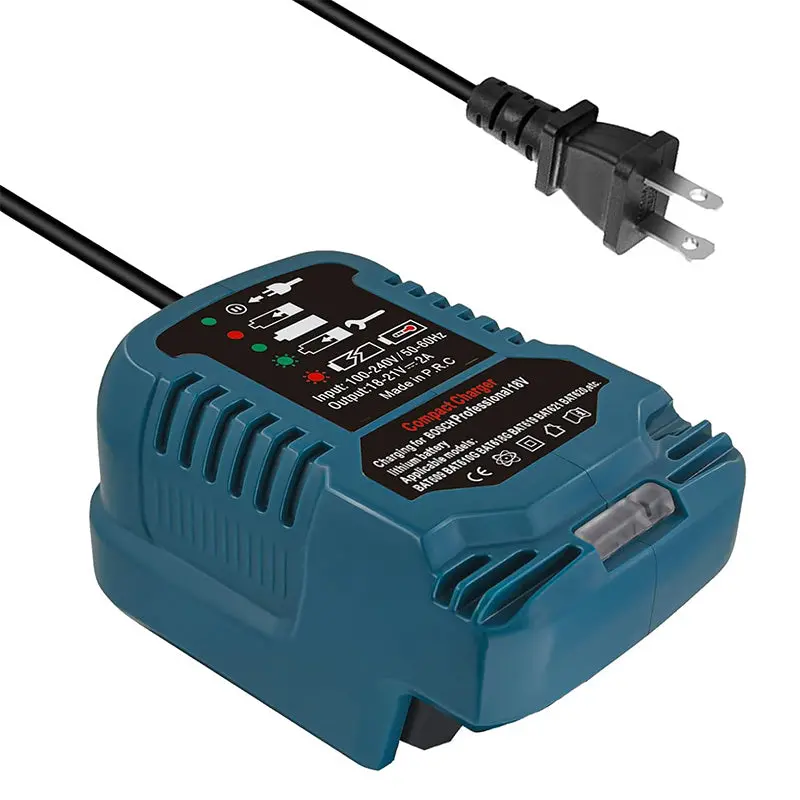 Compact Bosch 18V Power Tool Battery Charger — Led Display & Smart Overcharge Protection 1