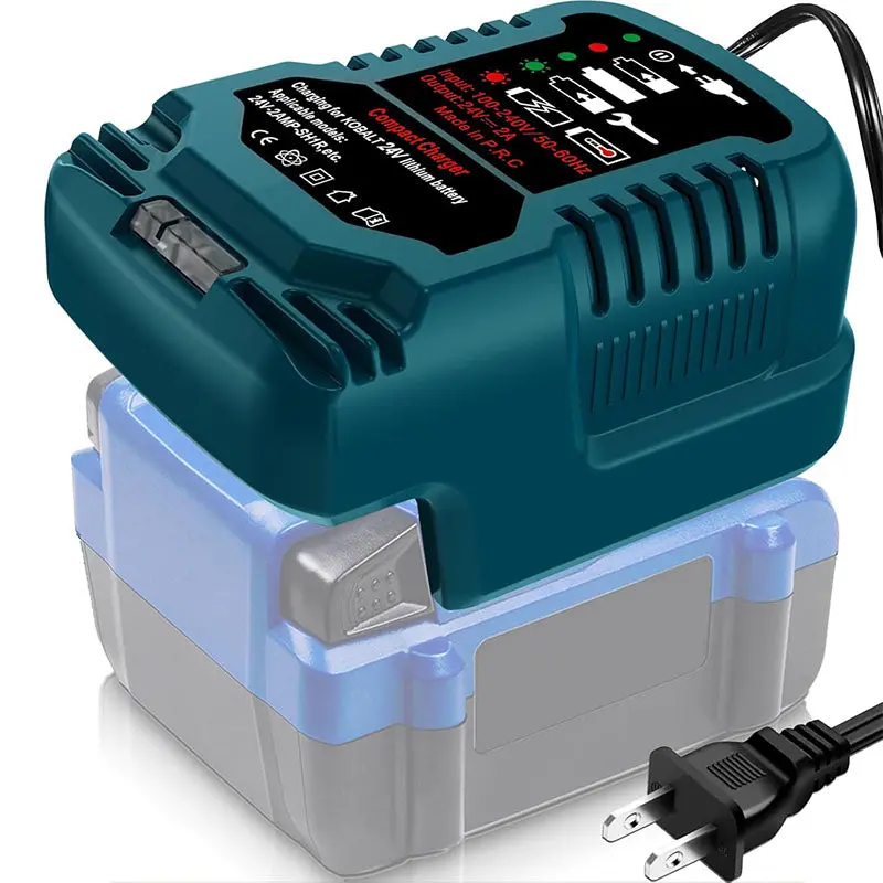 Compact Kobalt 24V Power Tool Battery Charger — Led Display & Smart Overcharge Protection 1