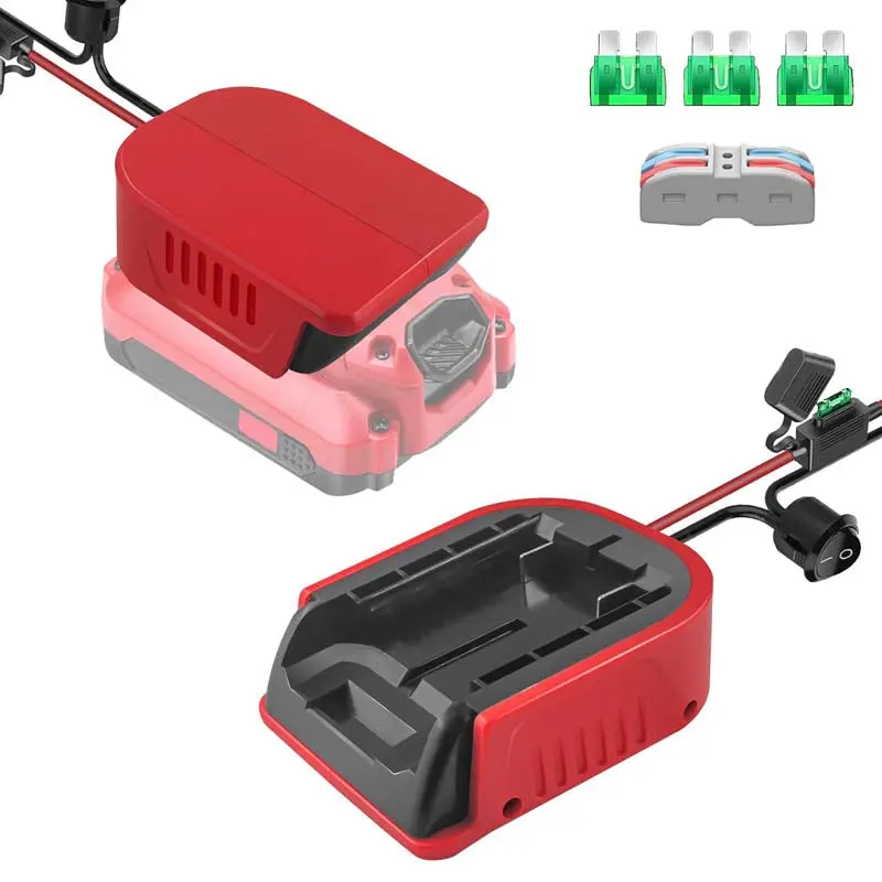 Craftsman 20V To Power Wheels Battery Adapter Featuring Switch, Fuse, And Terminal Wiring 1