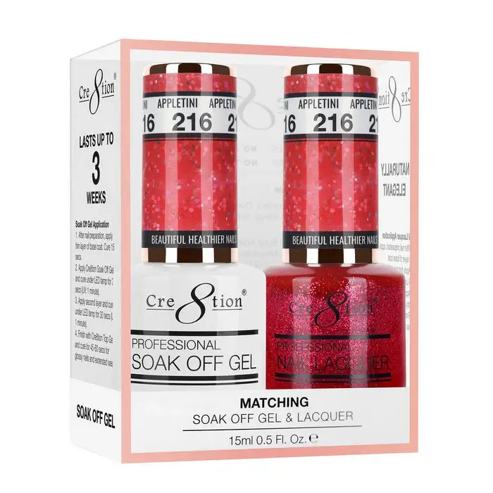 Cre8Tion Appletini Trio Matching Nail Art Set – 216-Piece Collection 1