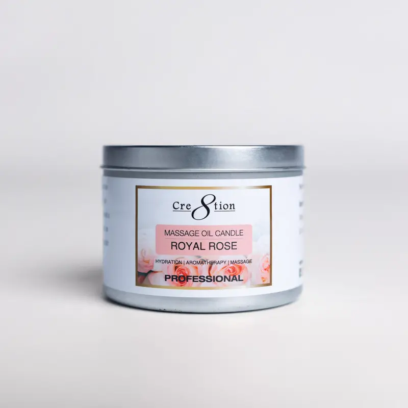 Cre8Tion Aromatherapy Massage Oil Candle – Nourishing 6 Oz Soy Blend 2