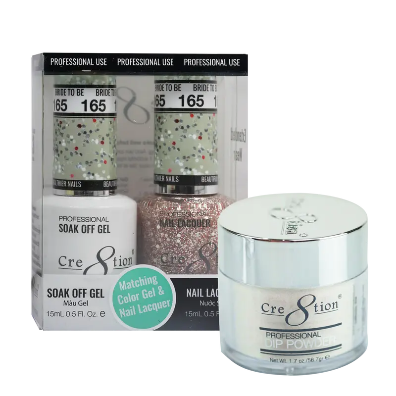 Cre8Tion Bridal Countdown Trio – 'Bride To Be' Nail Art Collection #165 1