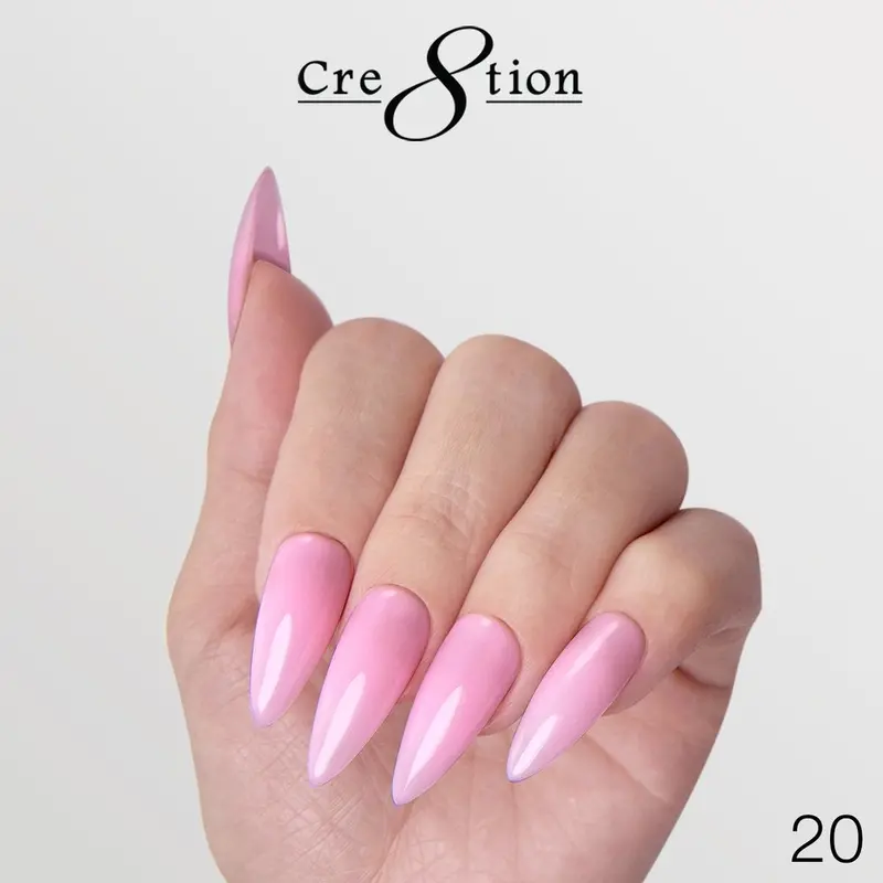 Cre8Tion Brush-On Builder Gel – Sheer Overlay Formula, 0.5 Oz (Shade 20) 1