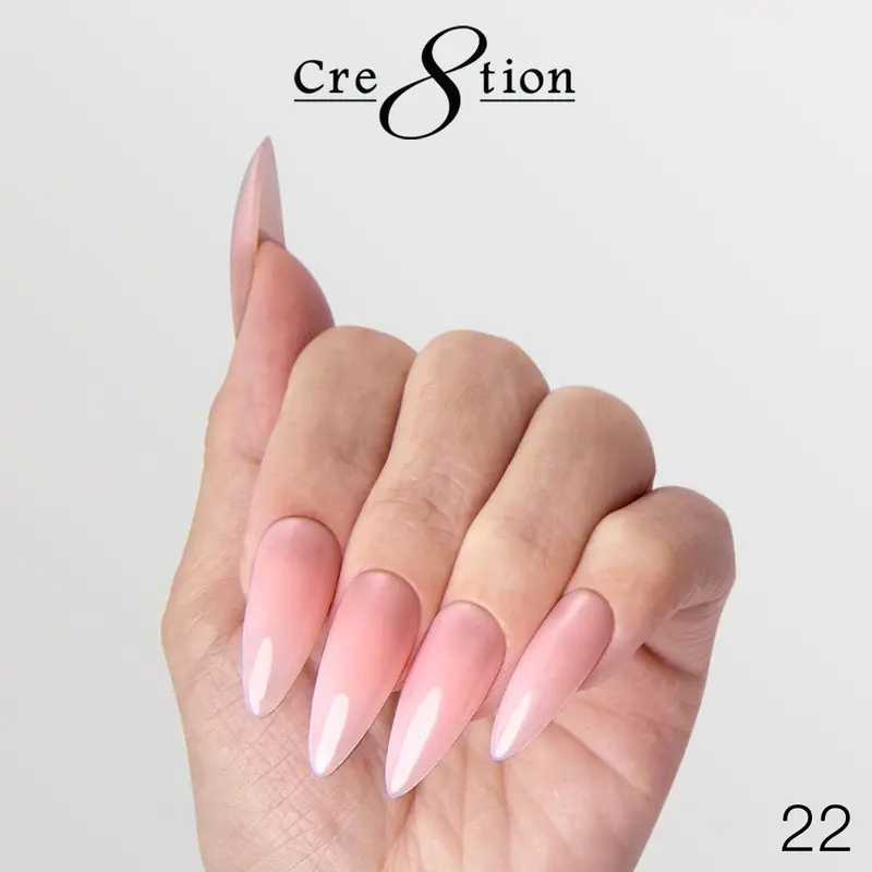Cre8Tion Brush-On Builder Gel – Sheer Overlay Formula, 0.5 Oz (Shade 22) 1