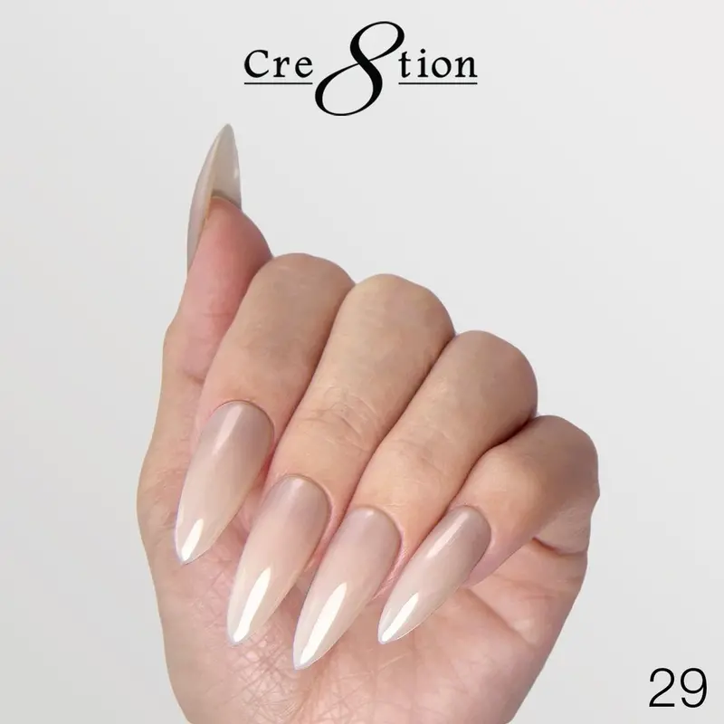 Cre8Tion Brush-On Builder Gel – Sheer Overlay Formula, 0.5 Oz (Shade 29) 1
