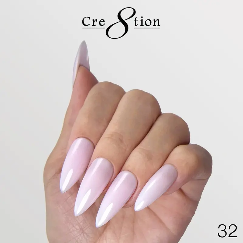 Cre8Tion Brush-On Builder Gel – Sheer Overlay Formula, 0.5 Oz (Shade 32) 1
