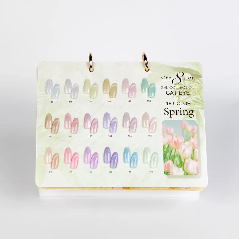 Cre8Tion Cat Eye Calendar Display – Monthly Rotating Nail Color Organizer 1