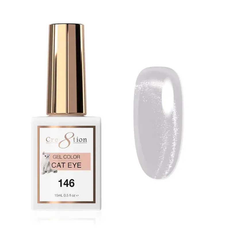 Cre8Tion Cat Eye Gel Polish #146 – 0.5 Oz Brilliant, Mirror-Like Metallic Sheen 1