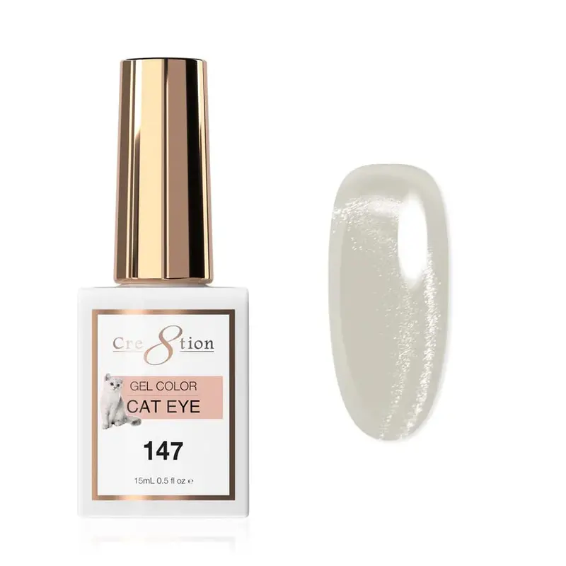 Cre8Tion Cat Eye Gel Polish #147 – 0.5 Oz Ultra-Smooth, Non-Streaky Coverage 1