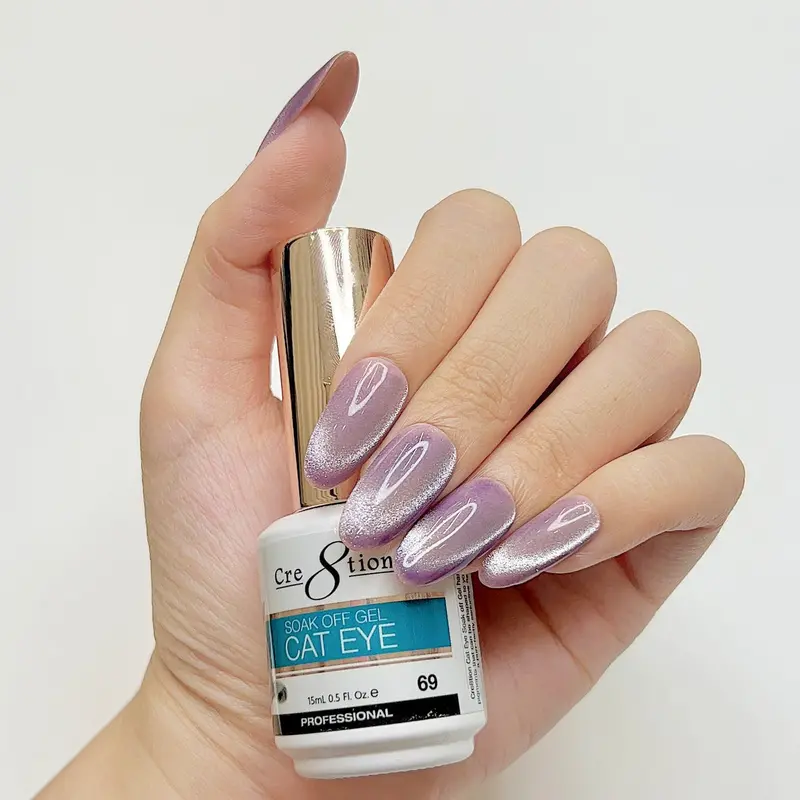 Cre8Tion Cat Eye Soak-Off Gel – 0.5 Oz Bottle, Shade #69 1