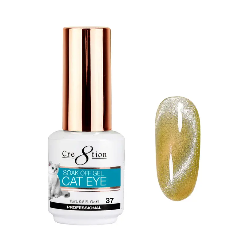 Cre8Tion Cat Eye Soak-Off Gel Polish – 0.5 Oz, Shade 37 1