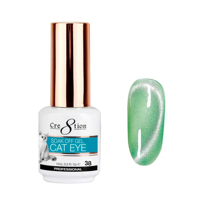 Cre8Tion Cat Eye Soak-Off Gel Polish – 0.5 Oz, Shade 38 1