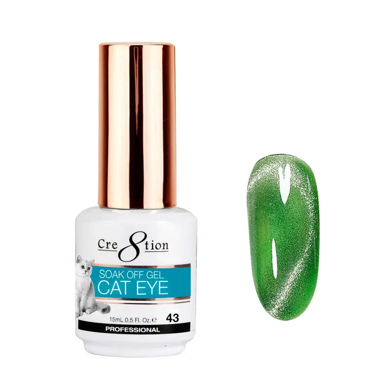 Cre8Tion Cat Eye Soak-Off Gel Polish – 0.5 Oz, Shade 43 1