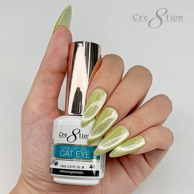 Cre8Tion Cat Eye Soak-Off Gel Polish – 0.5 Oz, Shade 44 1