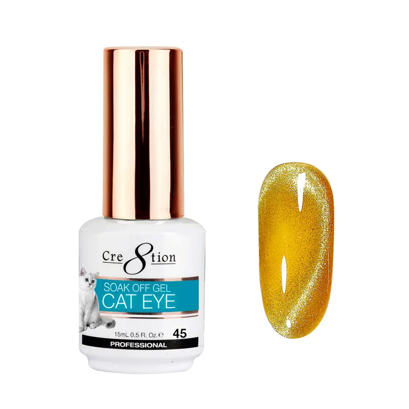 Cre8Tion Cat Eye Soak-Off Gel Polish – 0.5 Oz, Shade 45 1