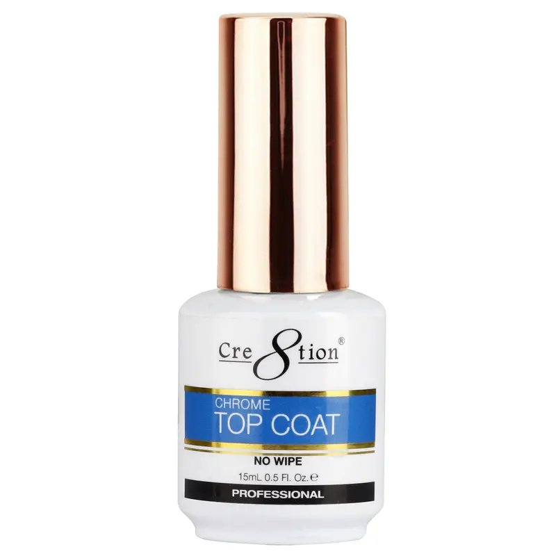 Cre8Tion Chrome Top Coat – Instant Metallic Shine (0.5 Oz) 1