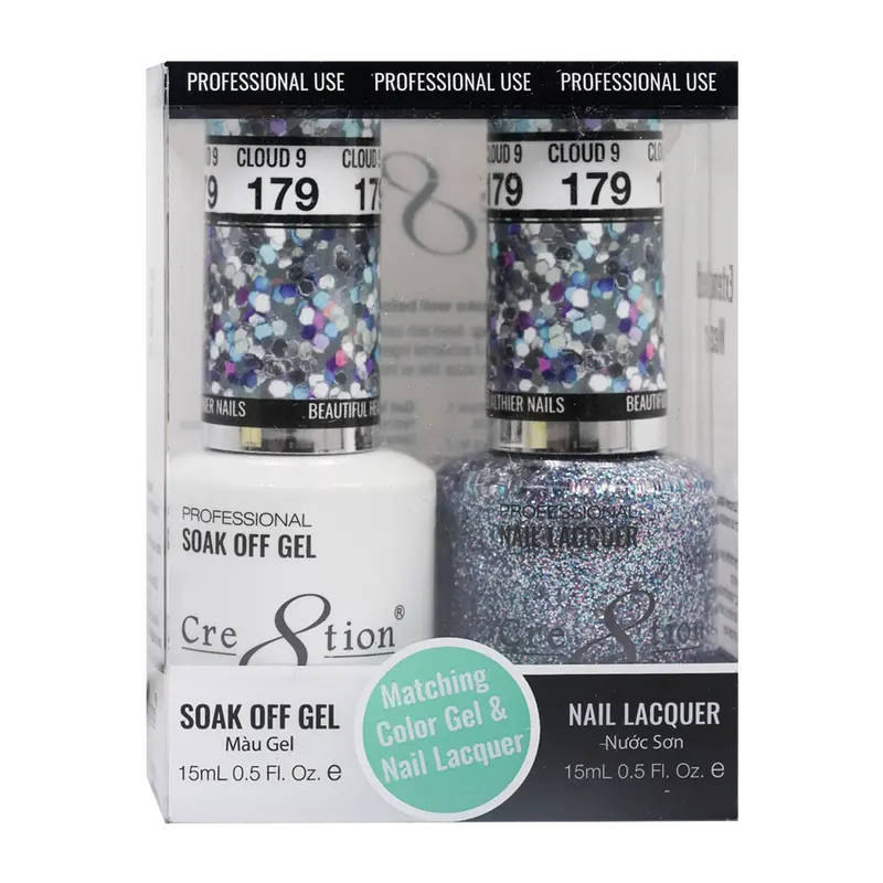 Cre8Tion Cloud 9 Gel Polish & Complementary Nail Lacquer 1