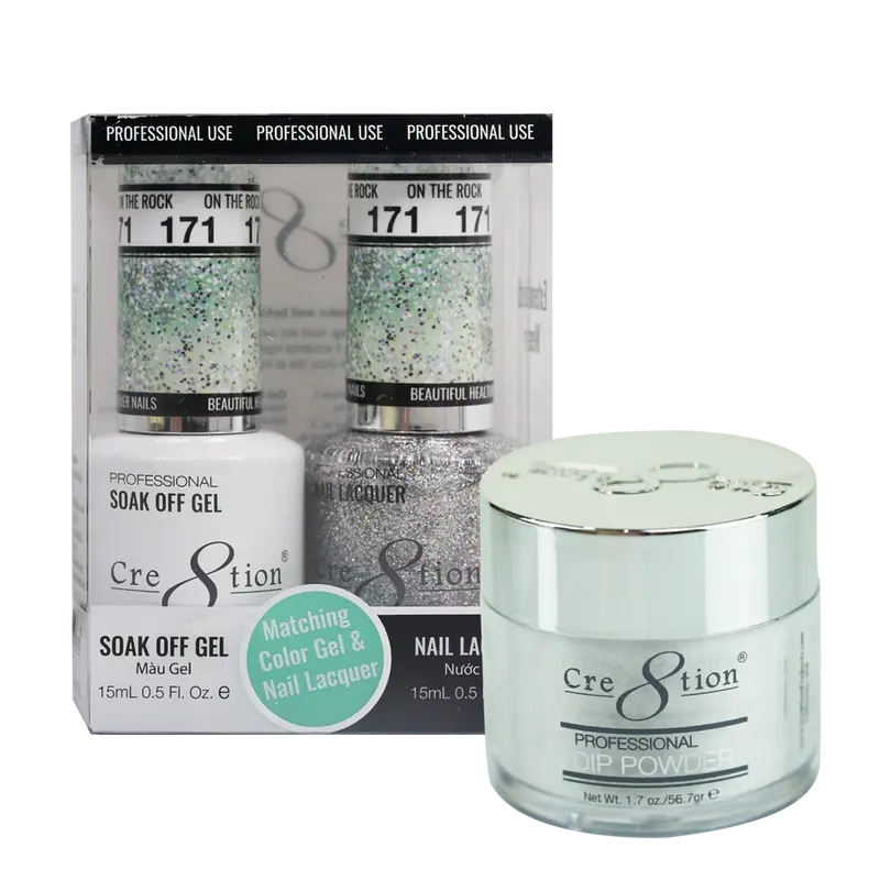 Cre8Tion Cocktail-Inspired Trio Nail Kit – 'On The Rocks' Theme #171 1