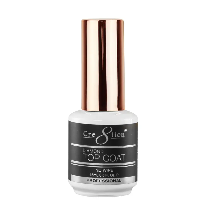 Cre8Tion Diamond Soak-Off No-Wipe Top Coat Gel 1