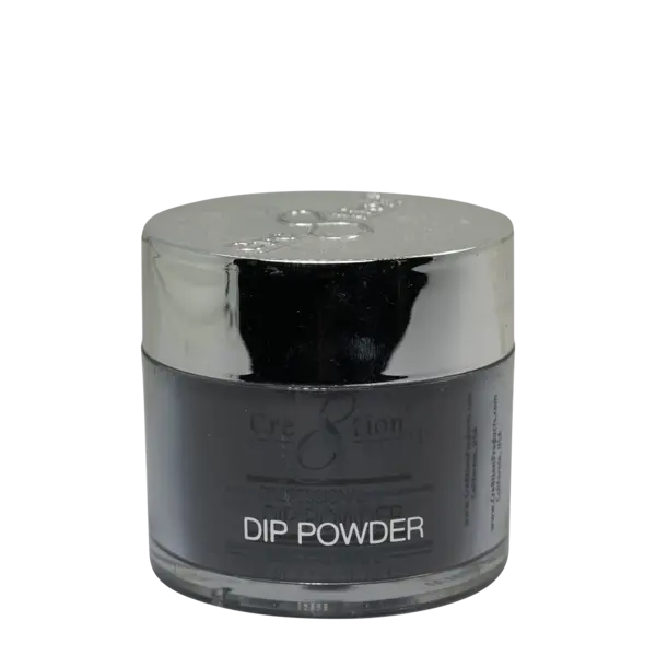 Cre8Tion Dip Powder In Starry Night – 1.7 Oz Deep Navy Metallic Nail Color 1