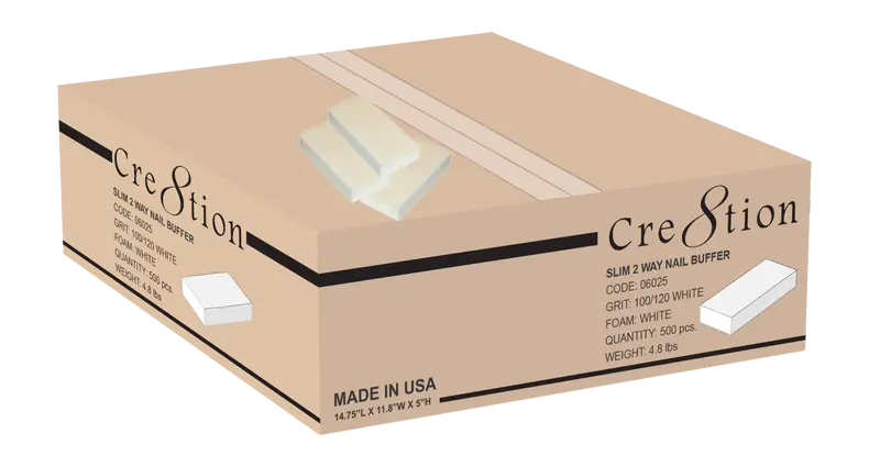 Cre8Tion Dual-Grit Buffer Block – 100/120 (White/White) 1