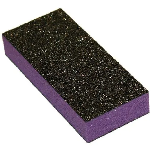 Cre8Tion Dual-Sided Nail Buffer – Purple/Black, 60/100 Grit 1