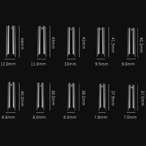Cre8Tion Extra Long Straight Press-On Nails – 500 Pcs/Box, 100 Boxes/Case (Style #13) 1