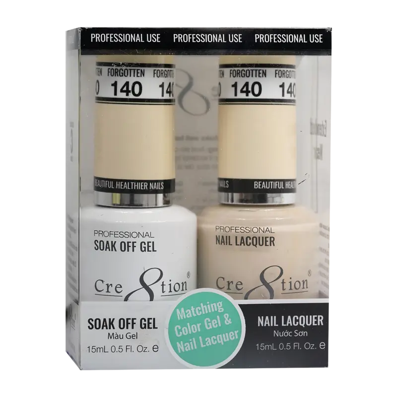 Cre8Tion Forgotten Tone Gel Polish & Coordinating Nail Lacquer 1