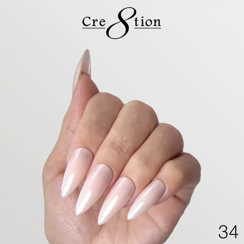 Cre8Tion Gel Builder – Overlay & Brush-On Formula (0.5 Oz) Shade 34 1