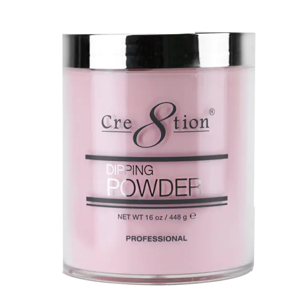 Cre8Tion Glitter Pink Dipping Powder – 16 Oz High-Shine Dip Powder System 1